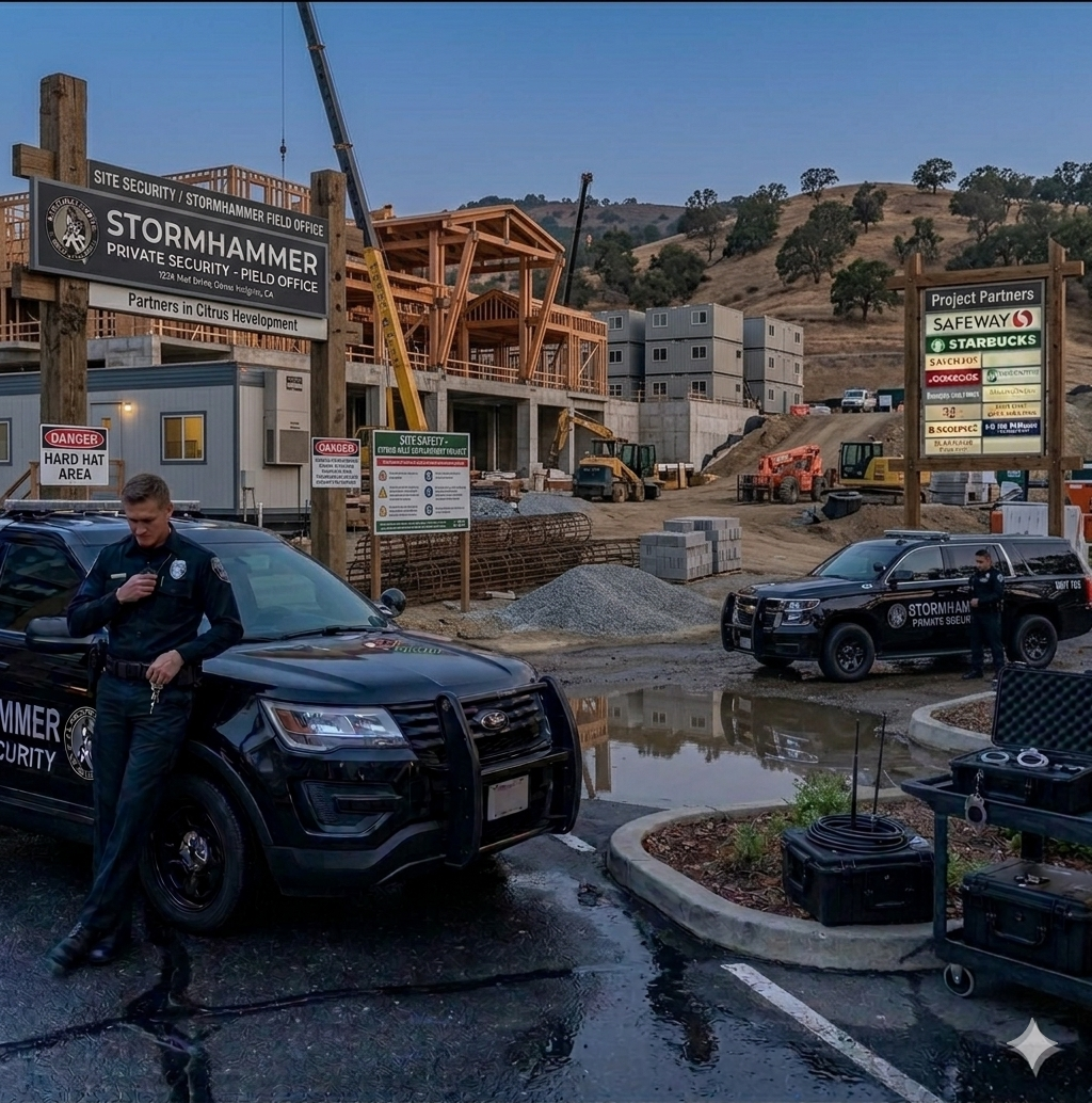Commercial parking lot patrol