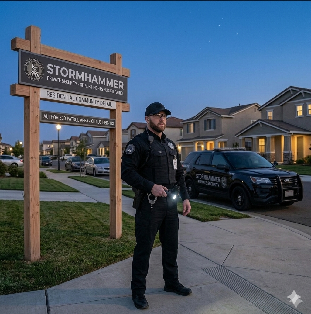 Residential security visibility