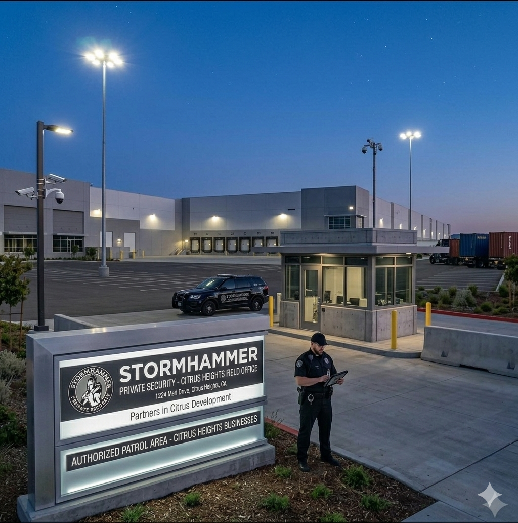 Night patrol monitoring Citrus Heights